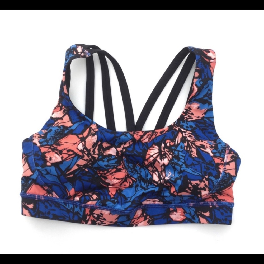 Lululemon Energy Bra Exhale Mini Paint Storm 6